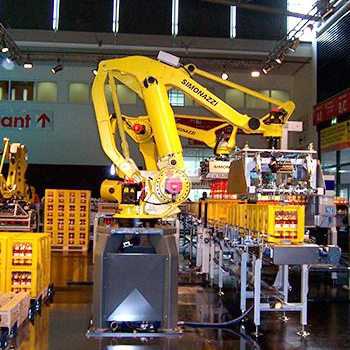 物料搬运机器人应用（饮料）